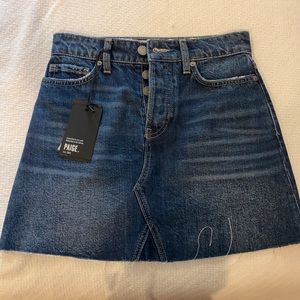 Paige jean skirt